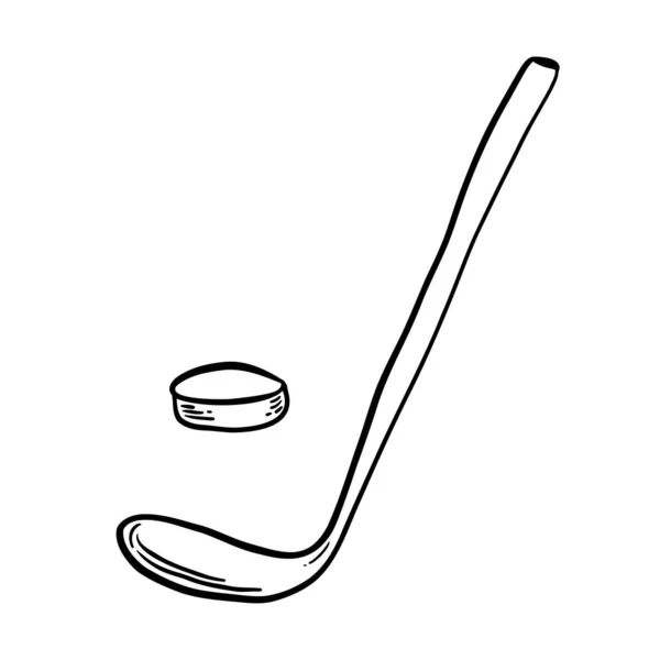 Hockey Vektor Hintergrund Vector Hockey Skates Hockeyschläger — Stockvektor