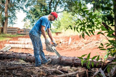 Bıçkıhanede çalışan güçlü ve yetenekli bir adam..