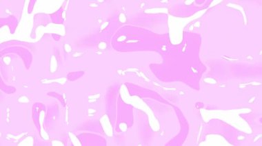 Soyut, pürüzsüz, pembe sıvı hareket arkaplanı. Animasyonsuz döngü. 3B Hazırlama.