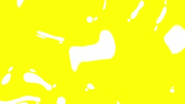 Soyut, pürüzsüz, sarı sıvı hareket arkaplanı. Animasyonsuz döngü. 3B Hazırlama.