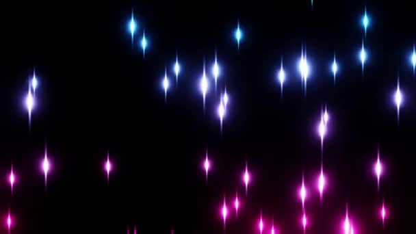 Abstracte Achtergrond Magenta Blue Neon Lichtverschijning Van Waterdruppels Element Animatie — Stockvideo