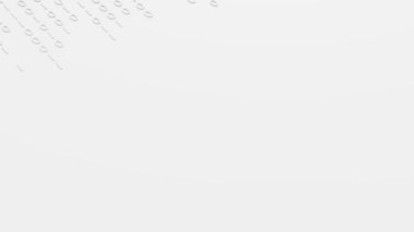 Beyaz arka planda dijital ikili kod işleme. Bilim ve dijital teknoloji kavramı, matris arka planı. 3d hazırlayıcı.