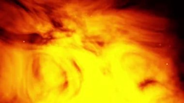 Ateş ve alevler. Element animasyonu siyah arka planda kusursuz döngü. 3d Hazırlama.