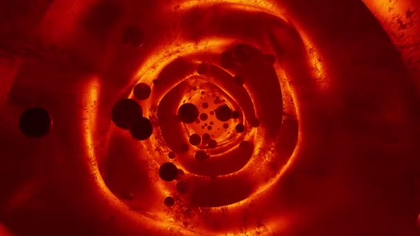 Túneles Rojos Vasos Sanguíneos Cuyos Objetos Moléculas Rojas Mueven Fondo — Vídeos de Stock