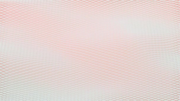 Ondas Animadas Feitas Objetos Retangulares Usando Cores Pastel Azul Rosa — Vídeo de Stock