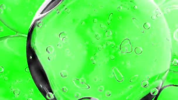 Animación Elemento Burbuja Agua Movimiento Burbujas Aire Sobre Pantalla Verde — Vídeos de Stock