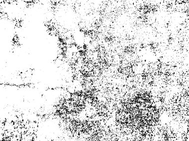 Siyah beyaz grunge. Tehlike örtüsü dokusu. Soyut yüzey tozu ve kaba duvar arkaplanı kavramı. Sıkıntı illüstrasyonu, grunge etkisi yaratmak için basitçe nesnenin üzerine yerleştirilir. Vektör EPS10.