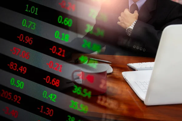 Aandelenbeurs Forex Trading Grafiek Kandelaar Grafiek Geschikt Voor Financiële Belegging — Stockfoto