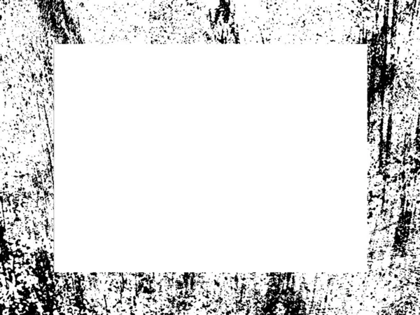 Grunge Keret Határ Fekete Fehér Grunge Vészfedő Textúra Por Durva — Stock Vector