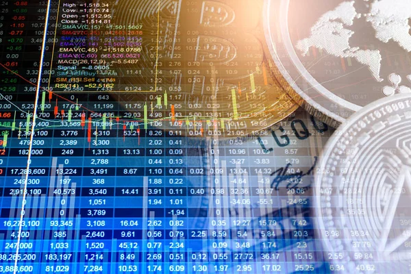 Moderna Forma Intercambio Bitcoin Pago Conveniente Mercado Economía Global Concepto —  Fotos de Stock