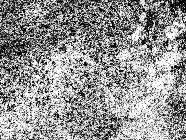 Siyah beyaz grunge. Tehlike örtüsü dokusu. Soyut yüzey tozu ve kaba duvar arkaplanı kavramı. Sıkıntı illüstrasyonu, grunge etkisi yaratmak için basitçe nesnenin üzerine yerleştirilir. Vektör EPS10.