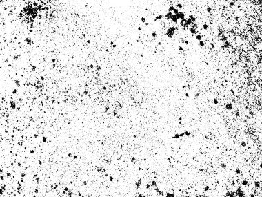 Siyah beyaz grunge. Tehlike örtüsü dokusu. Soyut yüzey tozu ve kaba duvar arkaplanı kavramı. Sıkıntı illüstrasyonu, grunge etkisi yaratmak için basitçe nesnenin üzerine yerleştirilir. Vektör EPS10.