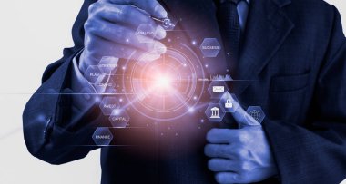 Finansal yatırım konsepti için uygun borsa veya önx ticaret grafiği ve şamdan grafiği. Ekonomik trendler iş fikri ve tüm sanat tasarımı için arka plan. Soyut finans arkaplanı.