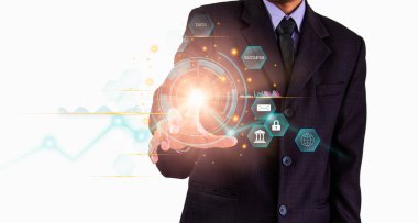 Finansal yatırım konsepti için uygun borsa veya önx ticaret grafiği ve şamdan grafiği. Ekonomik trendler iş fikri ve tüm sanat tasarımı için arka plan. Soyut finans arkaplanı.