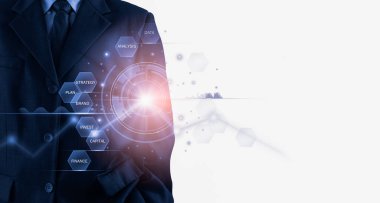 Finansal yatırım konsepti için uygun borsa veya önx ticaret grafiği ve şamdan grafiği. Ekonomik trendler iş fikri ve tüm sanat tasarımı için arka plan. Soyut finans arkaplanı.