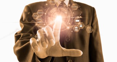 Finansal yatırım konsepti için uygun borsa veya önx ticaret grafiği ve şamdan grafiği. Ekonomik trendler iş fikri ve tüm sanat tasarımı için arka plan. Soyut finans arkaplanı.