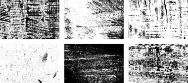 Siyah beyaz grunge. Tehlike örtüsü dokusu. Soyut yüzey tozu ve kaba duvar arkaplanı kavramı. Sıkıntı illüstrasyonu, grunge etkisi yaratmak için basitçe nesnenin üzerine yerleştirilir. Vektör EPS10.