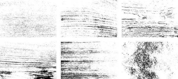 Siyah beyaz grunge seti. Tehlike örtüsü dokusu. Soyut yüzey tozu ve kaba duvar arkaplanı kavramı. Sıkıntı illüstrasyonu, grunge etkisi yaratmak için basitçe nesnenin üzerine yerleştirilir. Vektör EPS10.