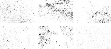 Siyah beyaz grunge. Tehlike örtüsü dokusu. Soyut yüzey tozu ve kaba duvar arkaplanı kavramı. Sıkıntı illüstrasyonu, grunge etkisi yaratmak için basitçe nesnenin üzerine yerleştirilir. Vektör EPS10.