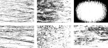Siyah beyaz grunge. Tehlike örtüsü dokusu. Soyut yüzey tozu ve kaba duvar arkaplanı kavramı. Sıkıntı illüstrasyonu, grunge etkisi yaratmak için basitçe nesnenin üzerine yerleştirilir. Vektör EPS10.