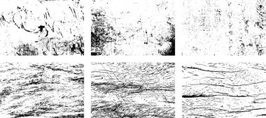 Siyah beyaz grunge. Tehlike örtüsü dokusu. Soyut yüzey tozu ve kaba duvar arkaplanı kavramı. Sıkıntı illüstrasyonu, grunge etkisi yaratmak için basitçe nesnenin üzerine yerleştirilir. Vektör EPS10.