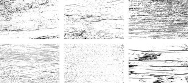 Siyah beyaz grunge. Tehlike örtüsü dokusu. Soyut yüzey tozu ve kaba duvar arkaplanı kavramı. Sıkıntı illüstrasyonu, grunge etkisi yaratmak için basitçe nesnenin üzerine yerleştirilir. Vektör EPS10.