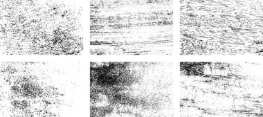 Siyah beyaz grunge. Tehlike örtüsü dokusu. Soyut yüzey tozu ve kaba duvar arkaplanı kavramı. Sıkıntı illüstrasyonu, grunge etkisi yaratmak için basitçe nesnenin üzerine yerleştirilir. Vektör EPS10.