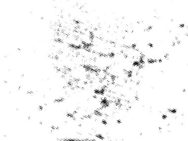 Siyah ve beyaz Grunge yarım ton vektörü. Tehlike örtüsü dokusu. Soyut yüzey tozu ve kaba arka plan kavramı. Grunge etkisi yaratmak için nesnenin üzerindeki sıkıntı illüstrasyon yeri. Vektör EPS10.