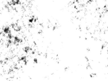 Siyah ve beyaz Grunge yarım ton vektörü. Tehlike örtüsü dokusu. Soyut yüzey tozu ve kaba arka plan kavramı. Grunge etkisi yaratmak için nesnenin üzerindeki sıkıntı illüstrasyon yeri. Vektör EPS10.