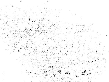 Siyah ve beyaz Grunge yarım ton vektörü. Tehlike örtüsü dokusu. Soyut yüzey tozu ve kaba arka plan kavramı. Grunge etkisi yaratmak için nesnenin üzerindeki sıkıntı illüstrasyon yeri. Vektör EPS10.