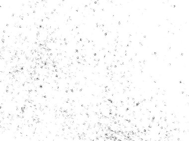 Siyah ve beyaz Grunge yarım ton vektörü. Tehlike örtüsü dokusu. Soyut yüzey tozu ve kaba arka plan kavramı. Grunge etkisi yaratmak için nesnenin üzerindeki sıkıntı illüstrasyon yeri. Vektör EPS10.