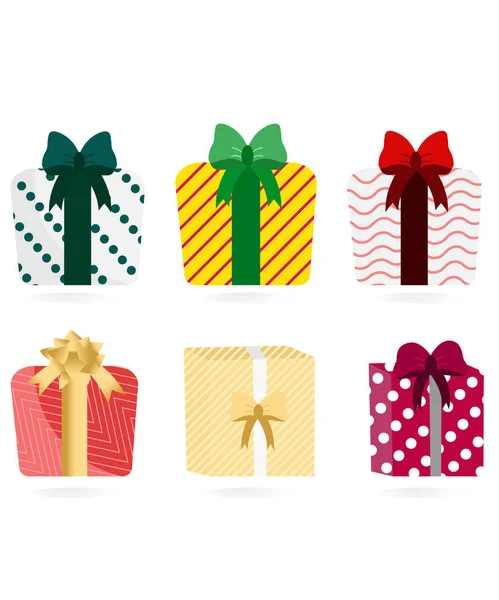 Gift Box Clipart Bundle Can Used Shirt Labels Icons Sweater — Stock Vector