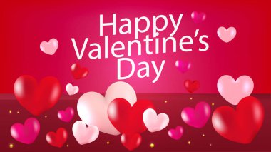 Sevgililer Günü Güzel Vektör Arkaplan Tasarımı