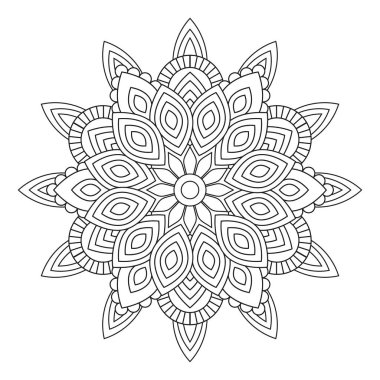Floral mandala design vector illustration