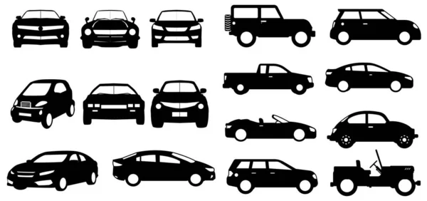 Siluetler, Klasik, Üstü açılabilir, Hızlı, Mini Van, Elektrik, Kamyonet, Ekonomi Siyah ve Beyaz Araç Resimleri