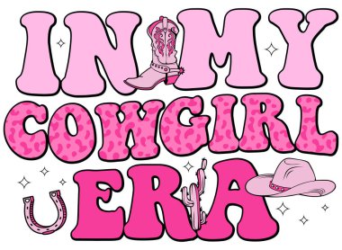 In my cowgirl era t shirt graphic design clipart