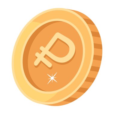 Rus rublesi, vektör illüstrasyonu