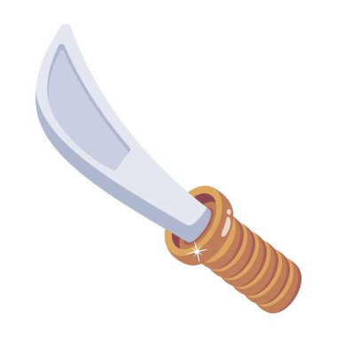 Kılıç. Web simgesi basit tasarım