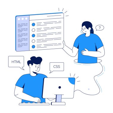 insanlar ve sosyal ağlar vektör illüstrasyonu