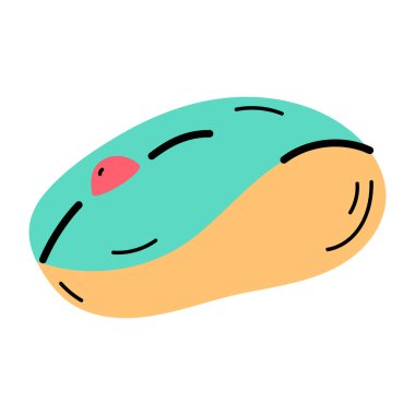 Beyaz arkaplanda bilgisayar faresi 