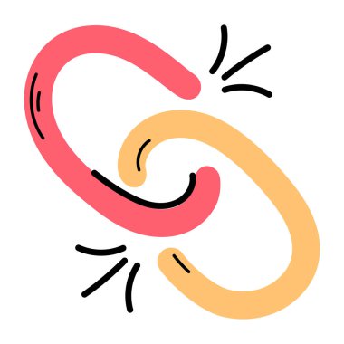 Çizgi film simgesinin vektör çizimi