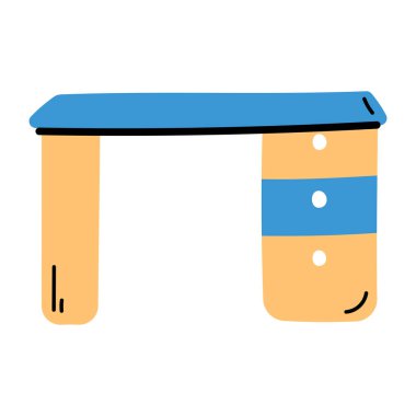 tablo simgesi vektörü beyaz arkaplanda izole edildi