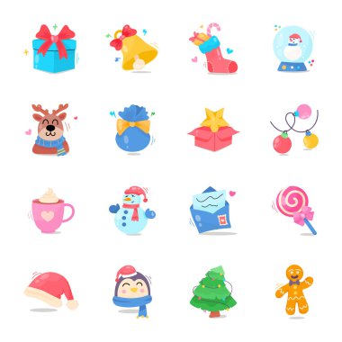 Yılbaşı ve yeni yıl simgeleri. 