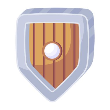 Kalkan. Web simgesi basit tasarım