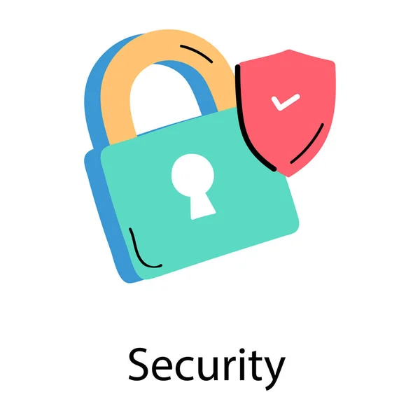 Candado Seguridad Icono Web — Archivo Imágenes Vectoriales
