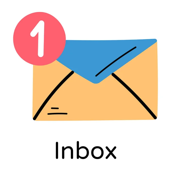 Icona Vettoriale Del Messaggio Email — Vettoriale Stock