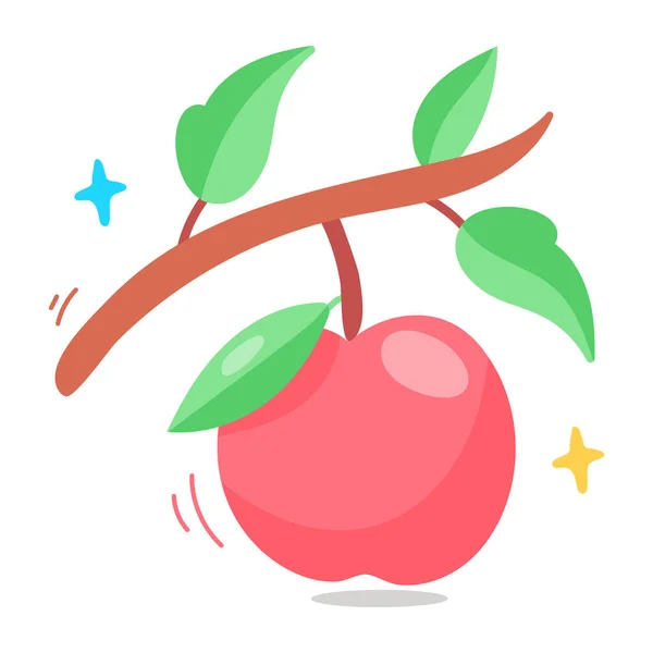Kirschfrucht Symbol Vektorillustration — Stockvektor