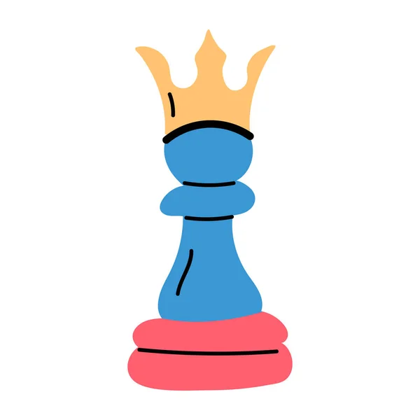 Chess Icon Vector Illustration — Stock Vector