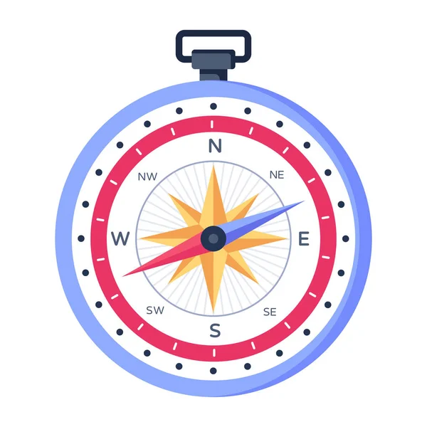 Compass Icon Vector Illustration — Stock Vector