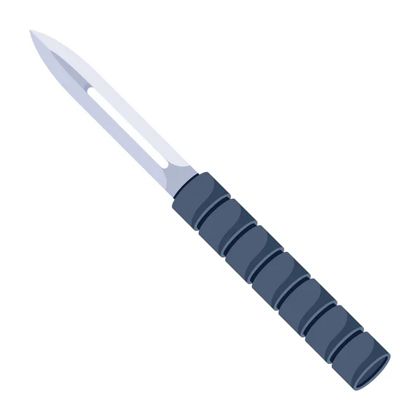 Messer Symbol Auf Weißem Hintergrund Vektorillustration — Stockvektor